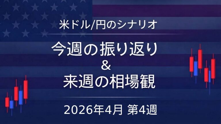 米ドル/円のシナリオ 2026年4月第4週