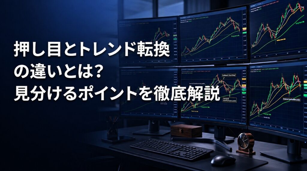 押し目とトレンド転換の違いとは？見分けるポイントを徹底解説