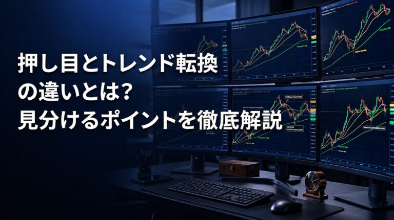 押し目とトレンド転換の違いとは？見分けるポイントを徹底解説